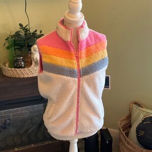 NWT Girls Size 14 Andy & Evan Zip Up Cozy Vest, Super Cute!
